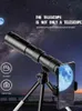Suncore Monocular Telescope Full Steel Portable Binoculars Högkvalitativ Bak4-Prism Low Light Night Vision för Camping 211229