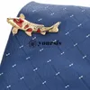 Yourefs Fashion Apparel 18k Gold Plated Koi Tie Clip Man Juiversary Christmas Gift Business Clothing Shirt Accessories7938994