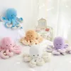 40-60cm mooie simulatie octopus hanger pluche gevulde speelgoed zachte dier woningaccessoires schattige pop kinderen geschenken a42