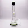 Recycler Dab Rig Matrix Perc Glass Bong 16 pollici di altezza Clear Beaker Narghilè