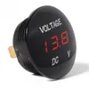 Ny Universal Voltmeter Vattentät Spänningsmätare Digital Volt Meter Gauge Röd LED För DC 12v24V Bil Motorcykel Auto Truck Nya Anländer