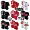 NCAA Ohio State Buckeyes 1 Justin Fields Jersey Futbol 33 Master Teague III Pete Werner Togiai Tuf Borland Finalleri 2021 Şekerlik Dikişli Yüksek Kalite