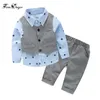 neonati maschi abiti da sposa bambini abito formale ragazzo camicia gilet pantaloni abiti set di abbigliamento per bambini set di abbigliamento per bambini LJ2010233677055