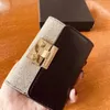 New Designer Wallet Women Walets Burse com embreagem de geometria para fêmea de bolsa de compasso com zíper mais zíper de moeda de moedas