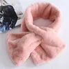 Sciarpe di peluche invernali Sciarpe da donna Ragazze Morbida pelliccia Fazzoletto da collo sfocato Rettangolo Sciarpe calde Fazzoletti da collo Spedizione gratuita DHL