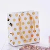 Gift Wrap 12pcs Bag Birthday With Handles Wedding Celebration Pouch Portable Paper Present Decoration Polka Dot Tote Party Favor1