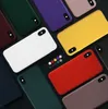 Candy Color Matte Cases Soft TPU Cover voor iPhone 12 11 Pro Max XS XR X 6 7 8 Plus Galaxy S10 S20 Opmerking 10 A10S A71 800PCS / PARTIJ