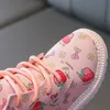 Kids Designer Boots Toddler Winter Shoes With Warm Soft Nap Inner Lovely Strawberry Chaussures Pour Enfants