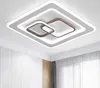 Nouveaux plafonniers Led modernes pour salon chambre salle d'étude blanc fini maison plafonnier intérieur luminaires 110V 220V