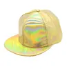 BING YUAN HAO XUAN Moda Unisex Plata Láser Gorra de Béisbol Hombres Hip Hop Casqueta Holográfica Mujeres Arco Iris Baloncesto Hat225o