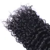 Peruvian Virgin Human Hair Jerry Curly obearbetat Remy Hair Weaves Dubbel wefts 100g/bundle 1Bundle/Lot Hair Wefts