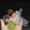 Portable Heady main tabac verre cuillère tuyau verre brûleur à mazout tuyaux ongles fumer herbe sèche tuyau prix ultra-pas cher