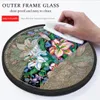 AZQSD Diamond Målning Flower Special Shaped Diy Diamond Embroidery Mosaic Lily With Round Frame Art Kits Home Decorations 2012026829484
