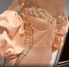 Aso ebi arabski luksusowe zroszony kryształy suknie wieczorowe syrenka seksowne suknie balowe długie rękawy formalne przyjęcie druga recepcja suknie zj3