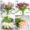 Single Stem Artificial Tulip PU Mini Tulips Valentines Day Romantic Flowers Gift Birthday Party Wedding Decoration Supplies BH5879