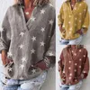 Tops blusas 2019 outono mulheres blusas camisas de algodão estampe túnica blucs casual chemiser de manga longa mujer plus size t200321