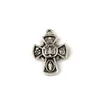 İsa Mesih Crucifix Çapraz Din Charms Kolye Takı Yapımı için Bilezik Kolye DIY Aksesuarları 18x24mm