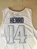 14 Tyler Herro Jersey Whiall High School College Basketball Clobeys Blue White Sport Shirt Top S-XXL