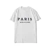 SS Mens Designer T-shirt Fashion Paris Men Women Paren Casual T-shirt Zwart Witstylist Shirts Size S-XXL