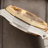 Diamentowe zegarek 40 mm Automatyczne zegarki mechaniczne dla mężczyzn Diamenty ze stali nierdzewnej Bezel Modne Wristwatchs Na ręce Montre de Luxe wielokrotne kolor