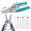 BERRYLION 7"/8" Crimping Pliers 3 in 1 Wire Stripper Scissors For Cutting Cable Leather Electrician Hand Crimping Tools Y200321