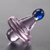 DHL Universal Colored glass UFO carb cap Smoking Accessories Hat style dome for Quartz banger Nails glass water pipes, dab oil rigs SKGA559-1