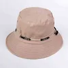 Nova Moda Branco Preto Casual Homens Mulheres Panamá Verão Sol Chapéu Boonie Caça Pesca Pesca Área Unisex Beach Bonés G220311