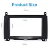 double DIN 173*98/178*100/178*102mm Car Radio Fascia Panel Frame Refitting Kit for BENZ B200 A-Class W169 B-Class W245