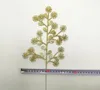 Diseño-3 20pcs 32cm Disposición del polvo del brillo del copo de nieve de la hoja rama de la flor para el partido de Navidad boda del árbol Venun Decoración colgante