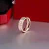 2021 Nuove viti Screent Designer Charrover Rings Love Rings for Mens Men Women Party Wedding Coppia di amanti Gioielli di lusso con logo Origi3058371