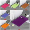 Tappetini da bagno Tappeto in peluche Tinta unita Semplice 21 colori Tappetino per porta della camera da letto Tappeto per coperta addensato antiscivolo assorbente d'acqua VT1939