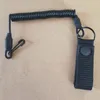 Akcesoria taktyczne Anti-Lost Elastyczna Lina Liny Spring Safety Pasek Pistolet Lina Do Key Ring Chain Latarka Polowanie