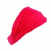 Chegada Nova Jóias cabelo All-Purpose Sólidos Designer Hairband Mulheres Yoga Headbands Envoltório principal Scarf Meninas Esporte Atacado toalha