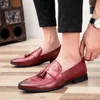 Klänning skor cimim märke män tofs casual office lyx bekväma italien loafers affär formellt mode stor storlek läder skor1