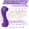 Clitoral Sucking Vibrator 2 w 1 G Spot Clit Lizanie Stymulator Stymulator Waginal Massager Doustne Sex Zabawki dla kobiet Couples 0216