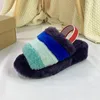 high quality australian boots kids women designer slipper furry slipper fluff yeah slides pantoufles fur luxury sandals