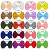 Bebé 4,7 polegada camada dupla nylon nylon grande arco headband fita sólida hairband headwear 20 cores boutique acessórios de cabelo