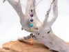 Lava 7 Chakra Beaded Pendent för kvinnor Spiritual Healing Energy Beads Yoga Stone Chain Necklaecs