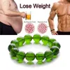 8mm Green Moldavite Czech Meteorite Bracelet Impact Glass Rough Stone Hand Catenary Crystal Energy Bracelets for Women