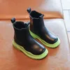 Kinderschoenen Herfst Mode Meisjes Laarzen Zwart Lederen Martin voor Jongen Kinderen Enkel School Sports 26-36 211227