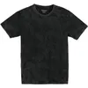2020夏の新しい210g厚さビンテージTシャツの男性スノーウォッシュフローラルプリント100コットンTシャツプラス短袖TシャツLJ200827