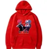 90s Anime Hoody Streetwear Mens Felpe con cappuccio Assassinio Aula Karma Akabane Pullover Tops H1227