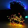 100 Christmas Garland Led Fairy Light Outdoor Solar Powered String Lights 3 Mode 7m/12m/22m Garden Wedding Decoration Waterproof Y200903