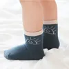 5 paires enfants coton chaussettes hiver filles garçons enfant en bas âge bande dessinée chaussette né infantile bébé enfants animal chaud école chaussettes LJ201216