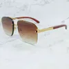 2024 Nuova alta qualità 10% di sconto sul designer di lusso Nuovi occhiali da sole maschile e femminile SCONTO SCONTO Diamond Cut Edge Shades Eyewear Man Square Glasses Trending Product