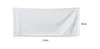 10pcs Sublimation DIY Blank White Polyester&cotton rectangle Towel Size 40*110cm
