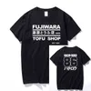 Initiële D Manga Hachiroku Shift Drift Mannen T-shirt Takumi Fujiwara Tofu Winkel Levering AE86 Mens Kleding Merk Tee Shirt G1222