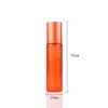 New10ml Frascos de Embalagem Portátil Fosco Colorido Rolo de Vidro Grosso Rolo Essencial de óleo Perfume Frasco Rollerball Rollerball DH6974