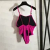 Costume da bagno push up sexy bikini rosso retrò costume da bagno da spiaggia per sport acquatici bikini alla moda femminile