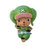 Figura d'anime Tony Tony Chopper rosto modificável mignon estatueta jouets modèle décoration Kawaii noël cadeaux pour enfants T30